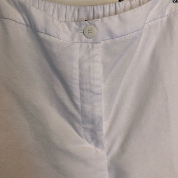 SOLD Eileen Fisher straight leg organic linen blend summer pants - Picture 2 of 12